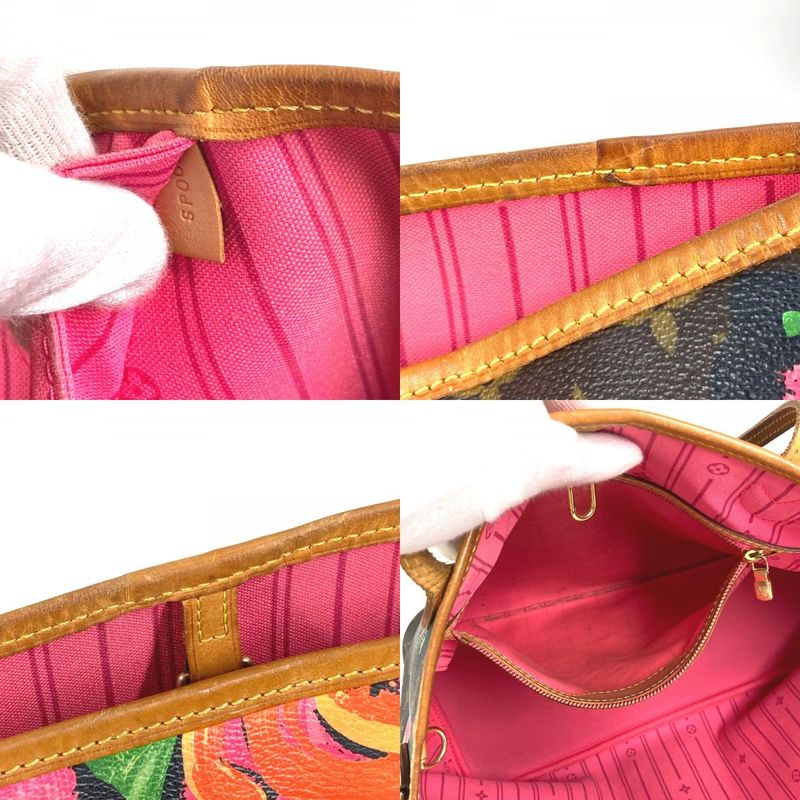 Louis Vuitton Tote Neverfull MM Monogram Canvas Pink