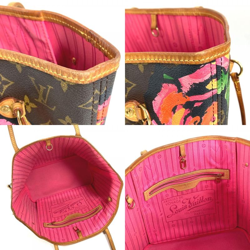 Louis Vuitton Tote Neverfull MM Monogram Canvas Pink