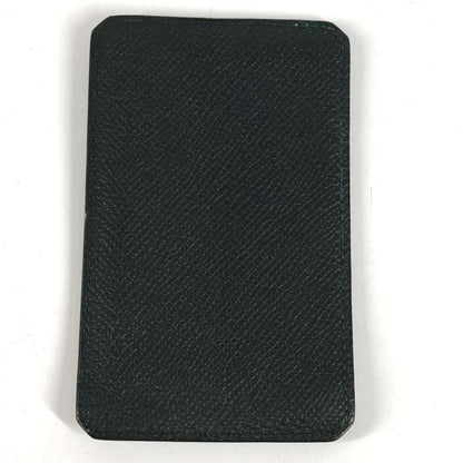 Hermes Card Case Logo City Epsom Black