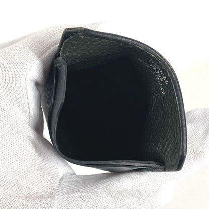 Hermes Card Case Logo City Epsom Black