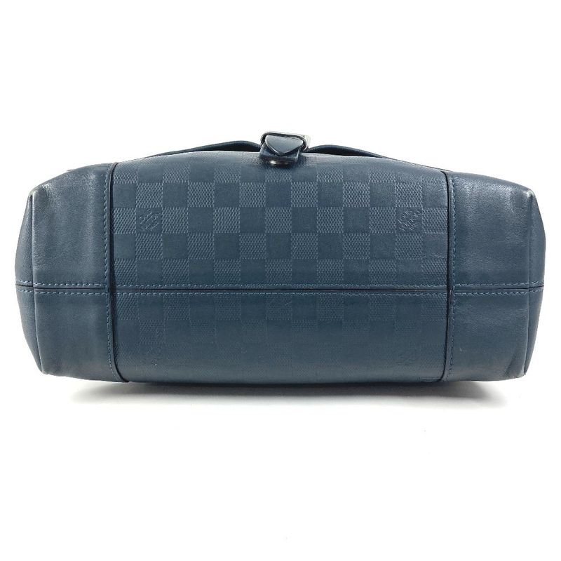 Louis Vuitton Shoulder Bag Loft Damier Infini Leather Cosmos Navy