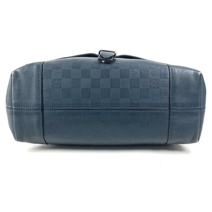 Louis Vuitton Shoulder Bag Loft Damier Infini Leather Cosmos Navy