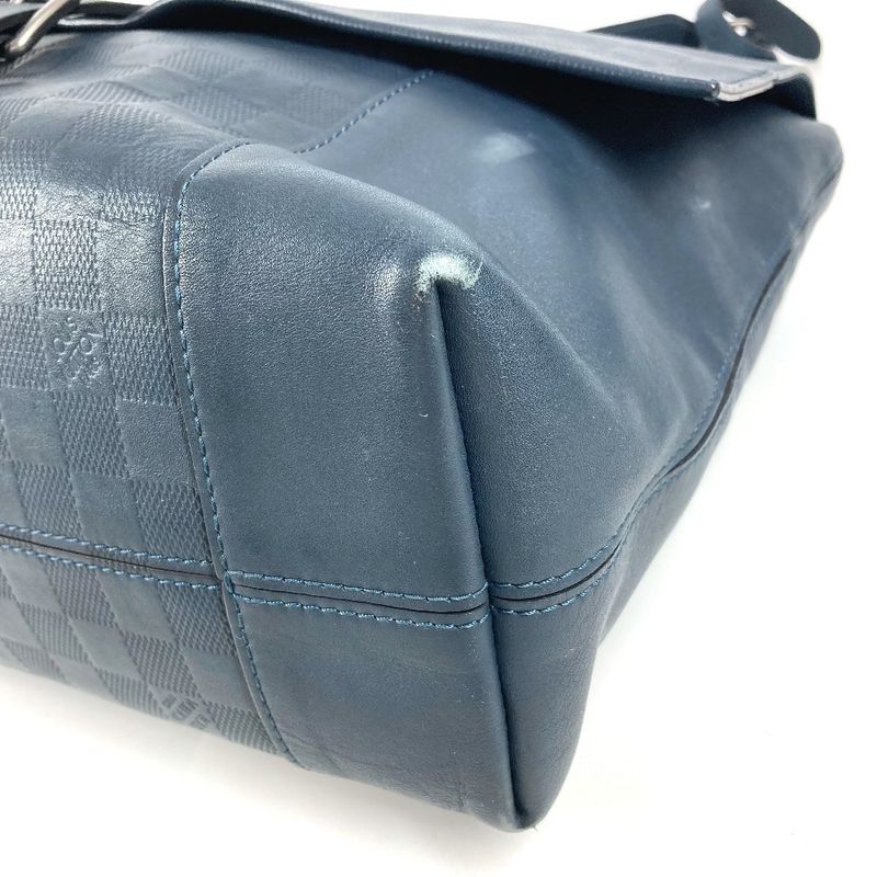 Louis Vuitton Shoulder Bag Loft Damier Infini Leather Cosmos Navy