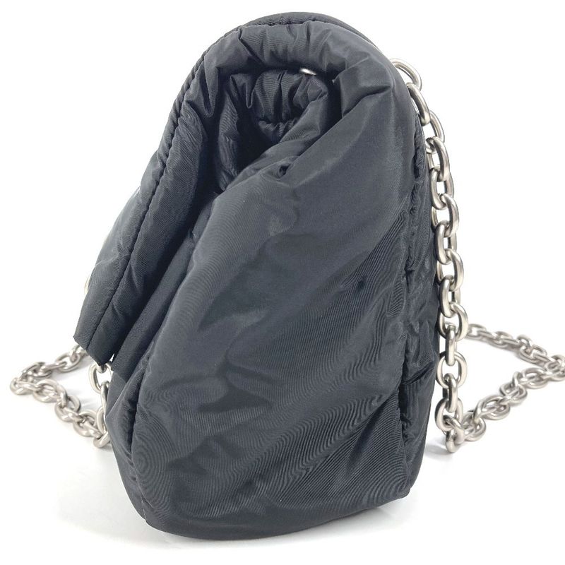 Balenciaga Shoulder Bag Monaco S Nylon Black