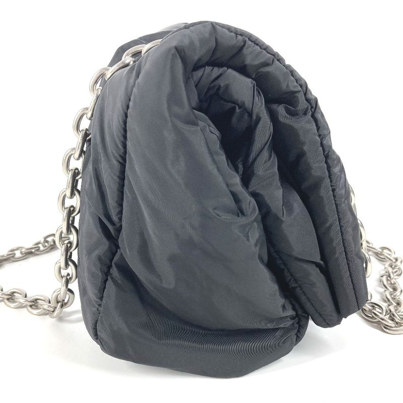 Balenciaga Shoulder Bag Monaco S Nylon Black
