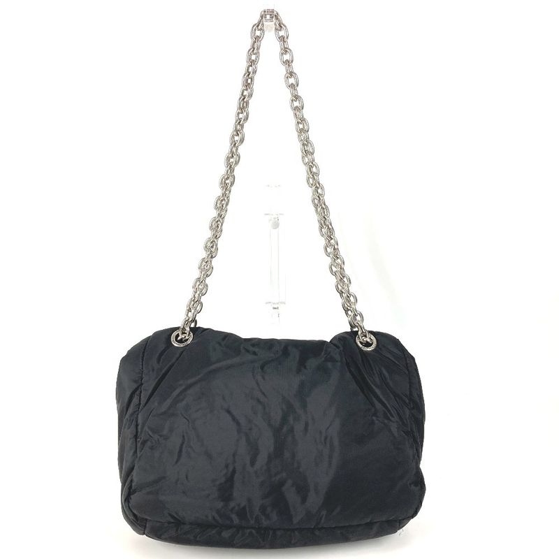 Balenciaga Shoulder Bag Monaco S Nylon Black
