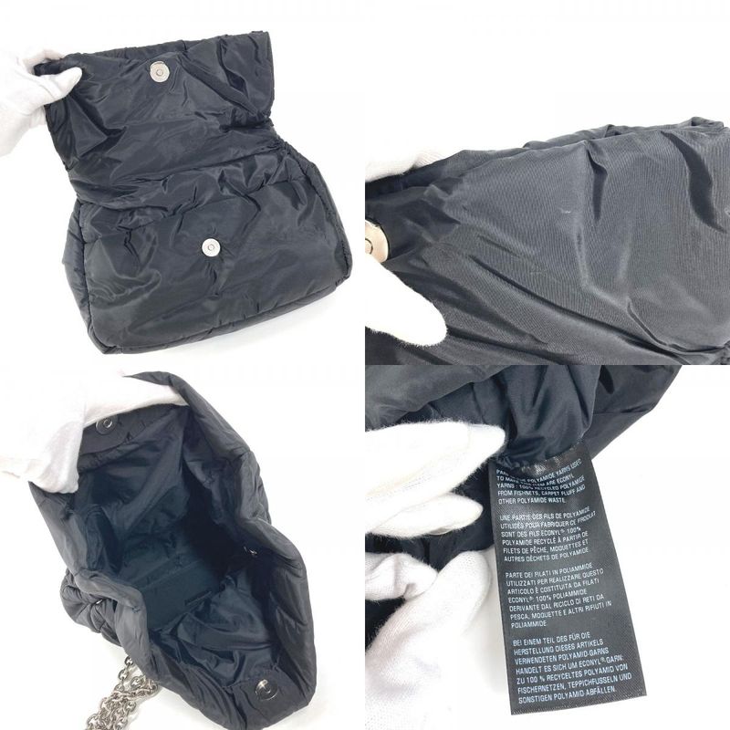 Balenciaga Shoulder Bag Monaco S Nylon Black