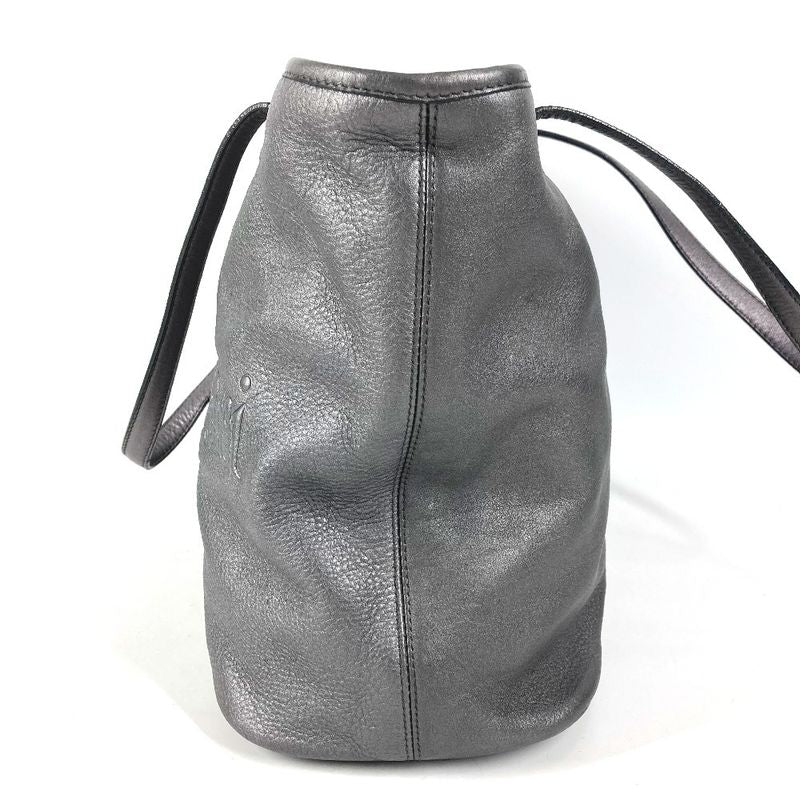 Bvlgari Shoulder Bag Collezione Sbulgari Logo Leather Metallic