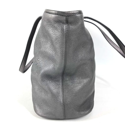 Bvlgari Shoulder Bag Collezione Sbulgari Logo Leather Metallic