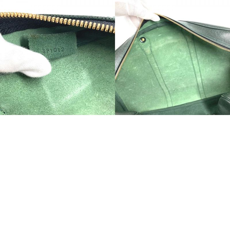 Louis Vuitton Boston Bag Kendall GM Taiga Leather Epi Sea Green