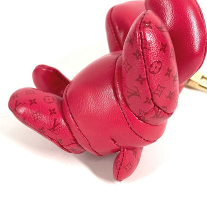 Louis Vuitton Key Holder Animogram Rabbit Leather Pink