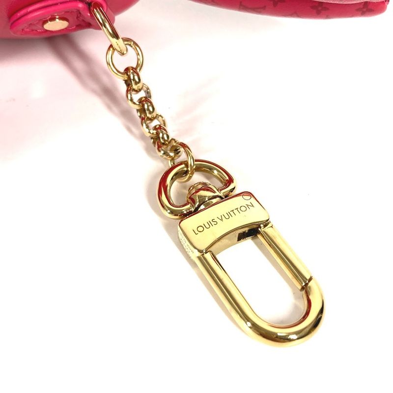 Louis Vuitton Key Holder Animogram Rabbit Leather Pink