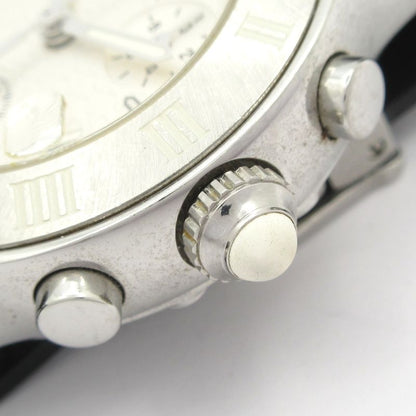 Cartier Watch Must 21 Chronoscaph SM SS Rubber Chronograph White