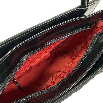 Dior Handbag Cannage Stitch Black Leather