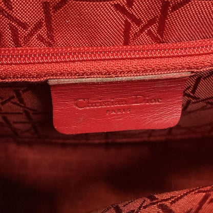 Dior Handbag Cannage Stitch Black Leather