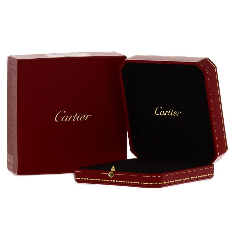 Cartier Love Circle Diamond Necklace 18k Yellow Gold