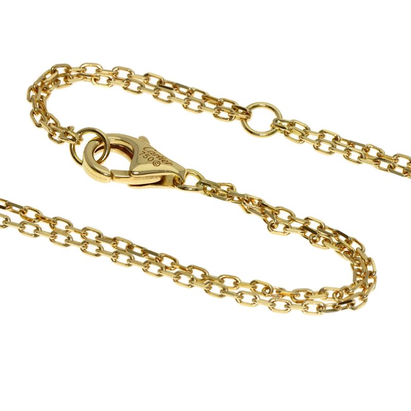 Cartier Love Circle Diamond Necklace 18k Yellow Gold