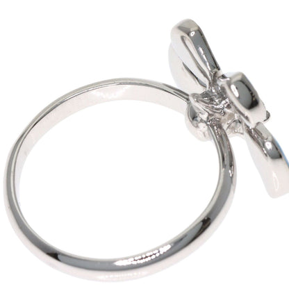 Dior Butterfly Motif Diamond Pinky Ring 18k White Gold