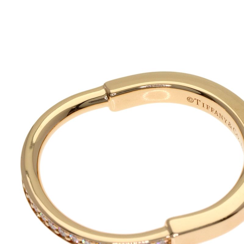 Tiffany & Co Rock Diamond Ring 18k Pink Gold