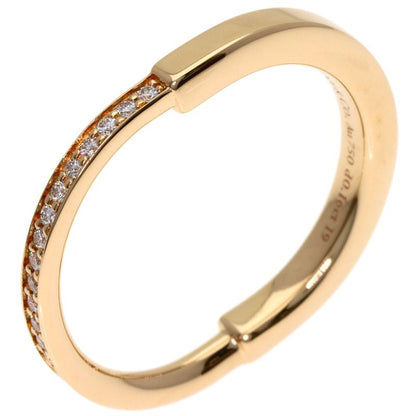 Tiffany & Co Rock Diamond Ring 18k Pink Gold