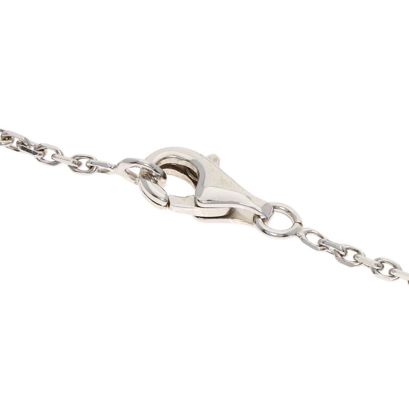 Chanel Camellia Diamond Necklace 18k White Gold