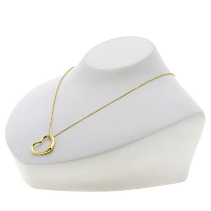 Tiffany & Co Open Heart Necklace 18k Yellow Gold