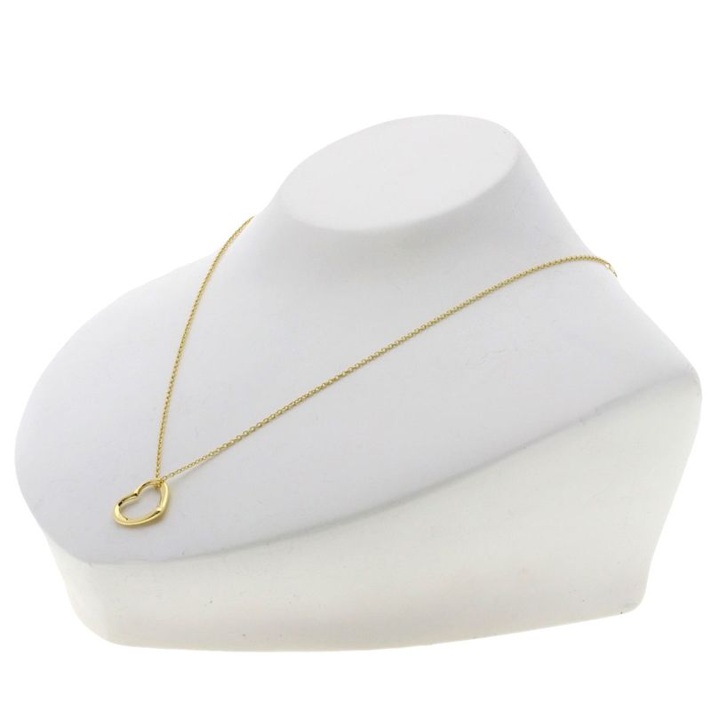 Tiffany & Co Open Heart Necklace 18k Yellow Gold