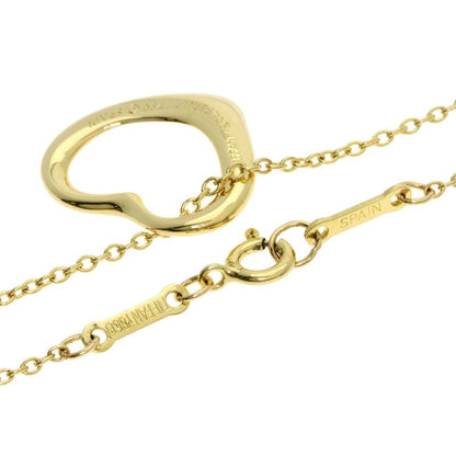 Tiffany & Co Open Heart Necklace 18k Yellow Gold