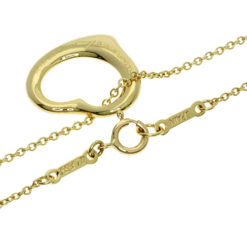 Tiffany & Co Open Heart Necklace 18k Yellow Gold