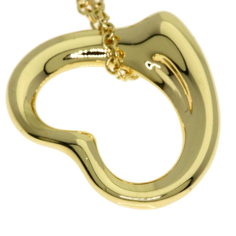 Tiffany & Co Open Heart Necklace 18k Yellow Gold