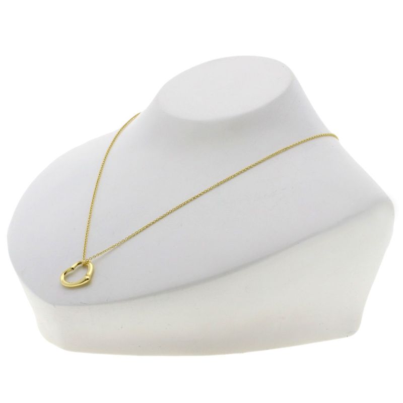 Tiffany & Co Open Heart Necklace 18k Yellow Gold