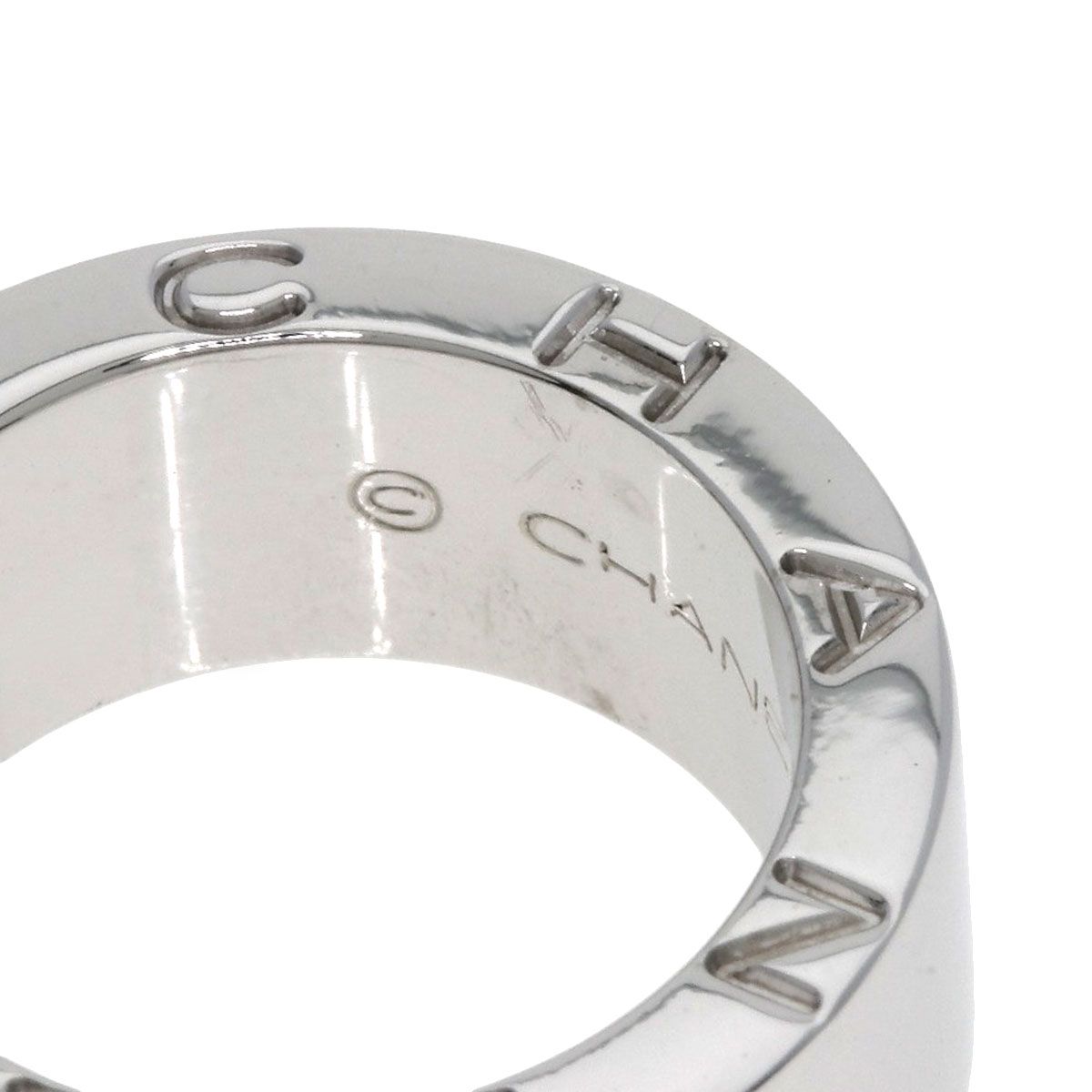 Chanel Signature Ring 18k White Gold