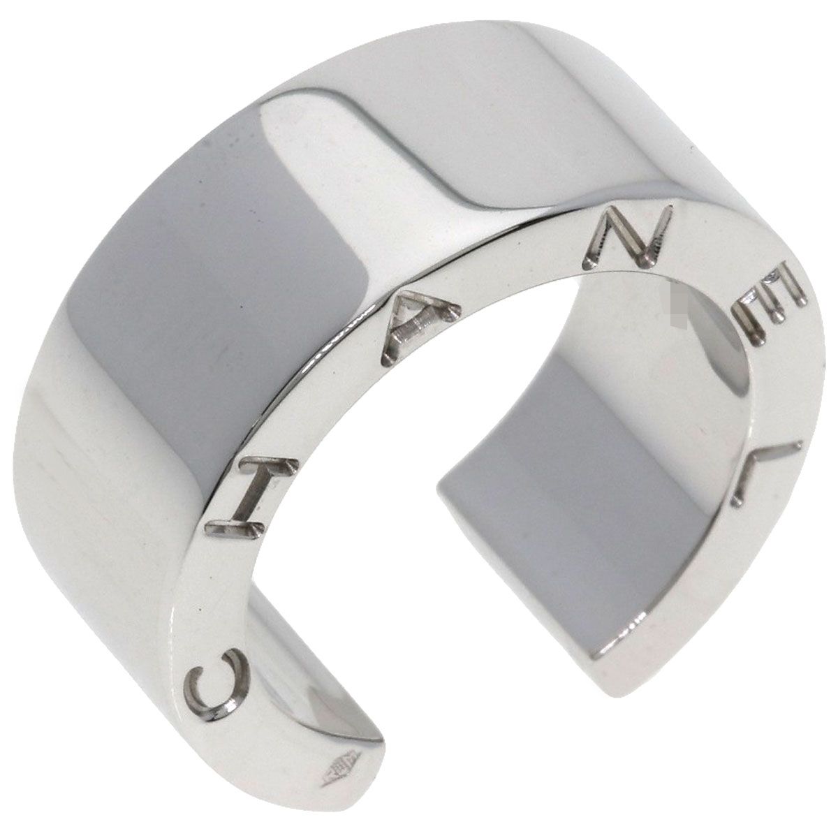 Chanel Signature Ring 18k White Gold