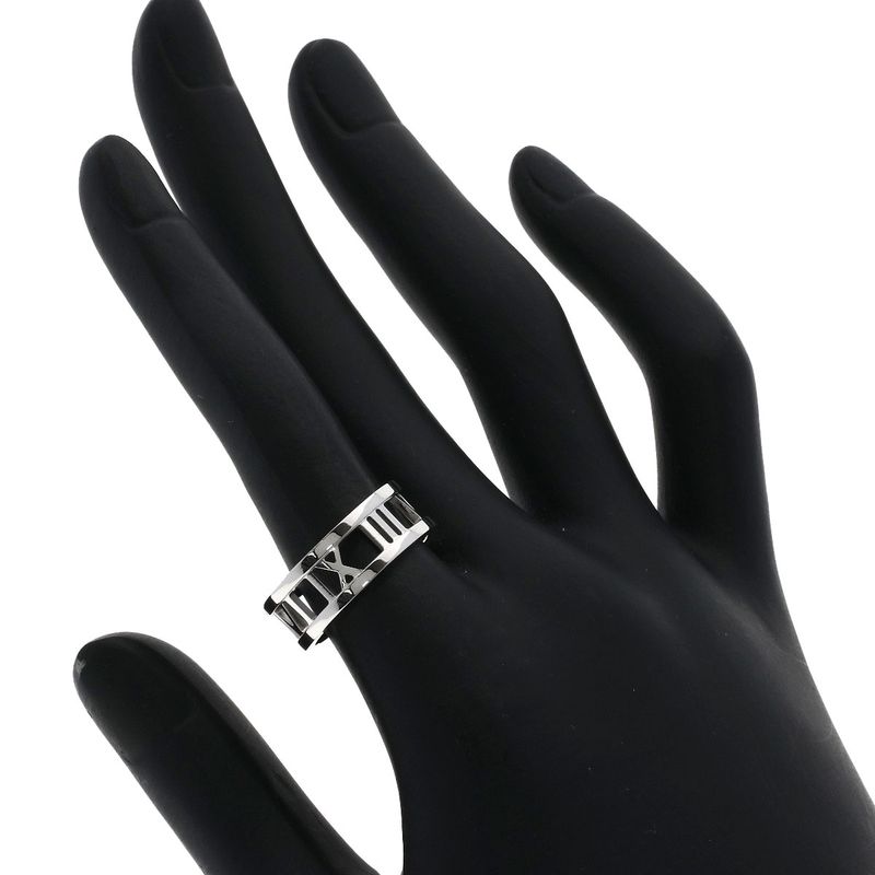 Tiffany & Co Atlas Open Ring 18k White Gold