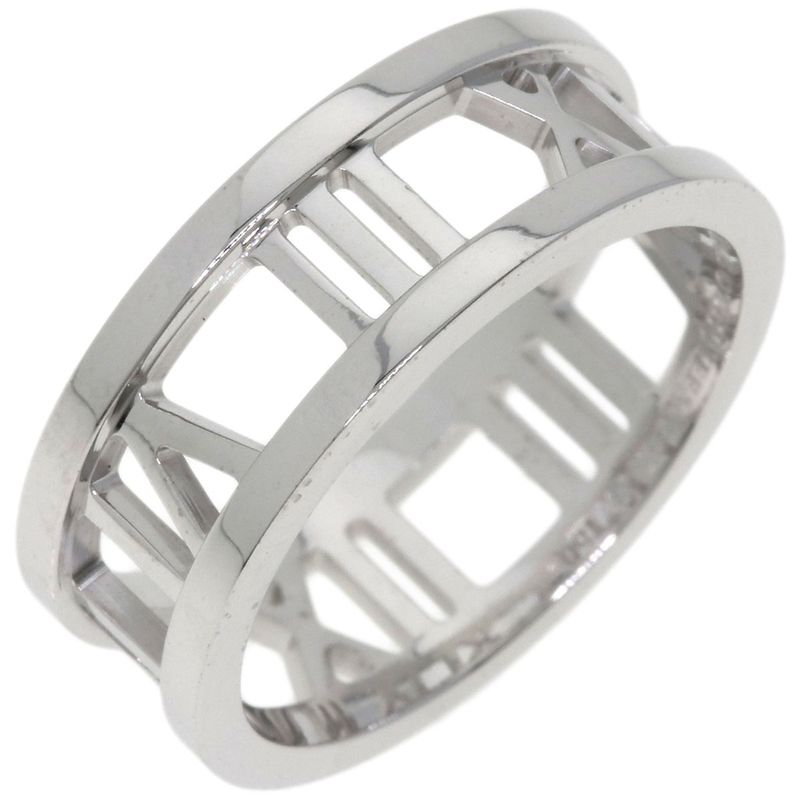 Tiffany & Co Atlas Open Ring 18k White Gold