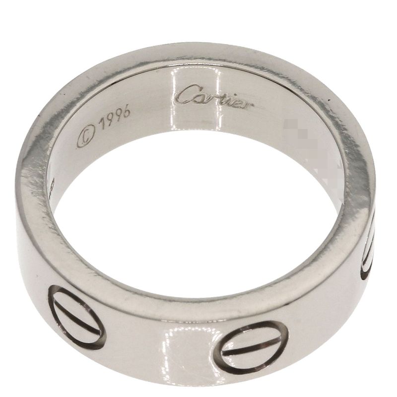 Cartier Love Ring 47 18k White Gold