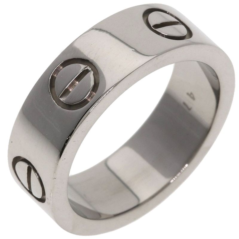 Cartier Love Ring 47 18k White Gold