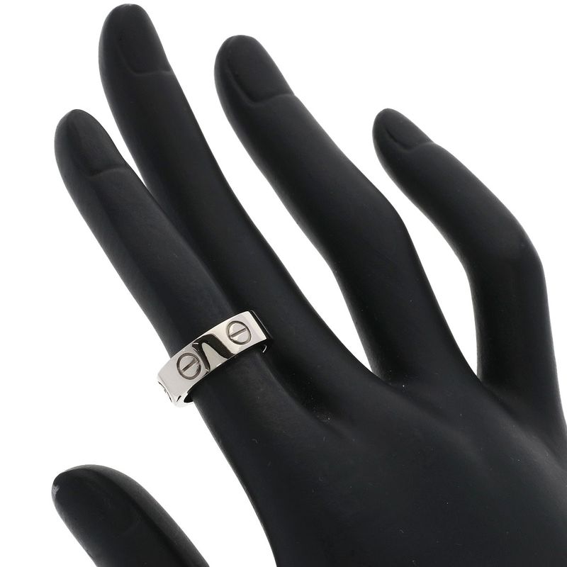 Cartier Love Ring 47 18k White Gold