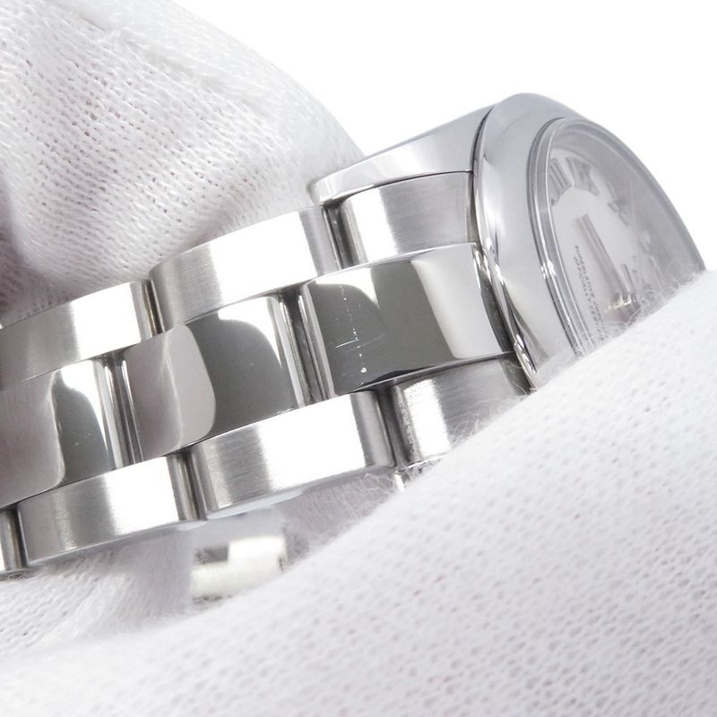 Rolex Lady Datejust Roulette Watch Silver Dial