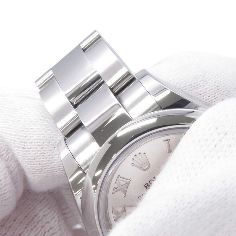 Rolex Lady Datejust Roulette Watch Silver Dial