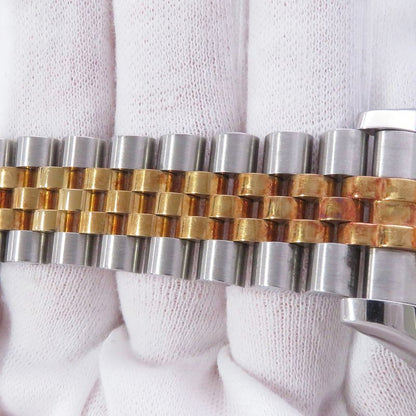 Rolex Datejust SS 18k Yellow Gold Watch White Dial