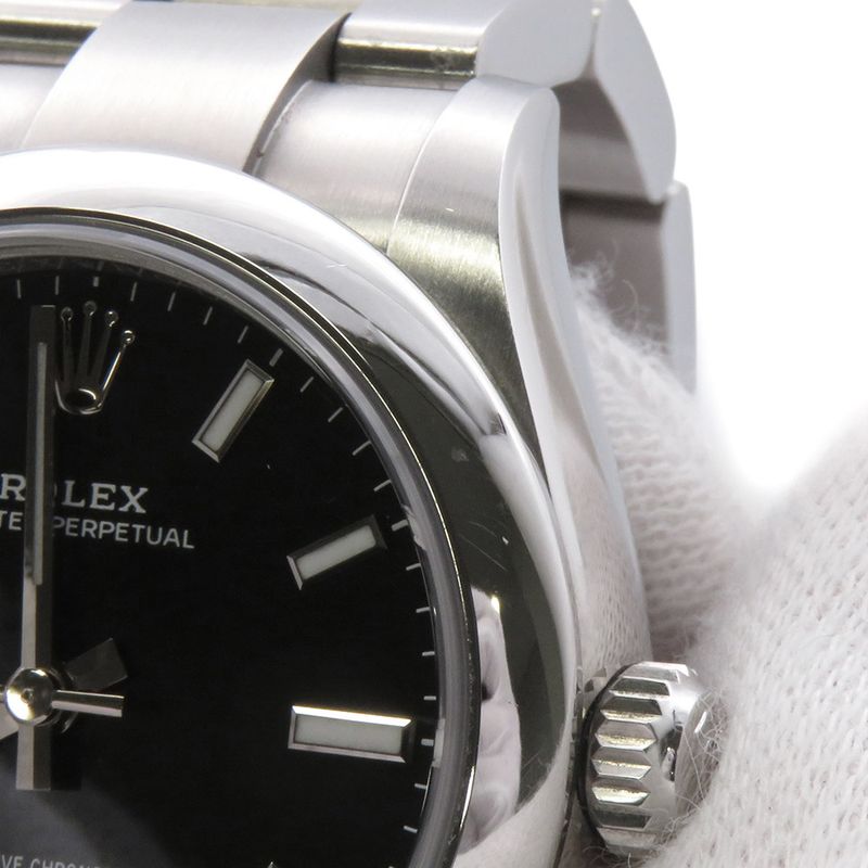Rolex Oyster Perpetual 31 Roulette Watch Black Dial