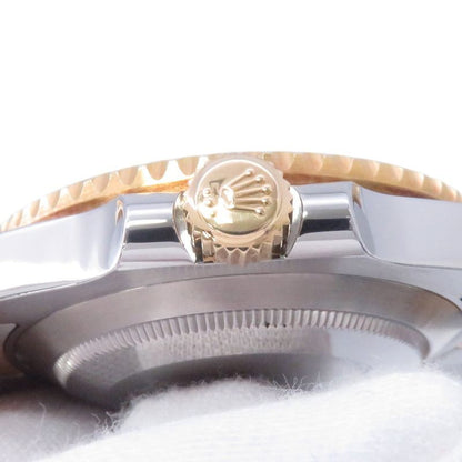 Rolex Submariner Date SS 18k Yellow Gold Watch Blue Dial