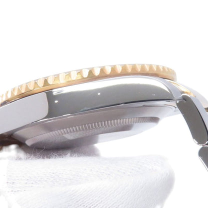 Rolex Submariner Date SS 18k Yellow Gold Watch Blue Dial
