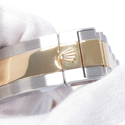 Rolex Submariner Date SS 18k Yellow Gold Watch Blue Dial