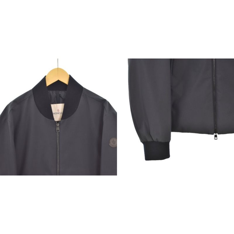 Moncler Epinla Bomber Jacket Down Layered Vest 2 Navy