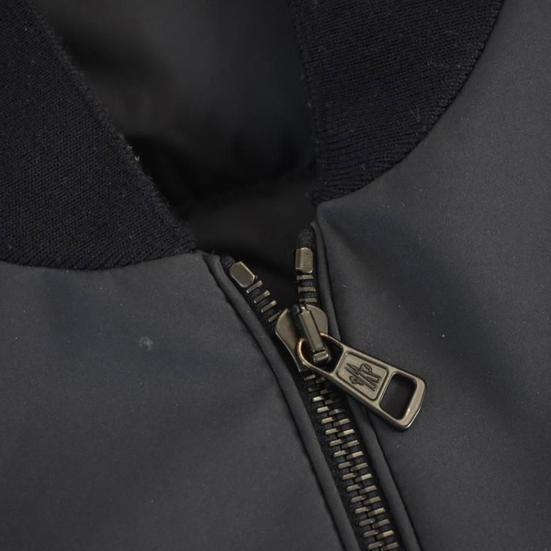 Moncler Epinla Bomber Jacket Down Layered Vest 2 Navy