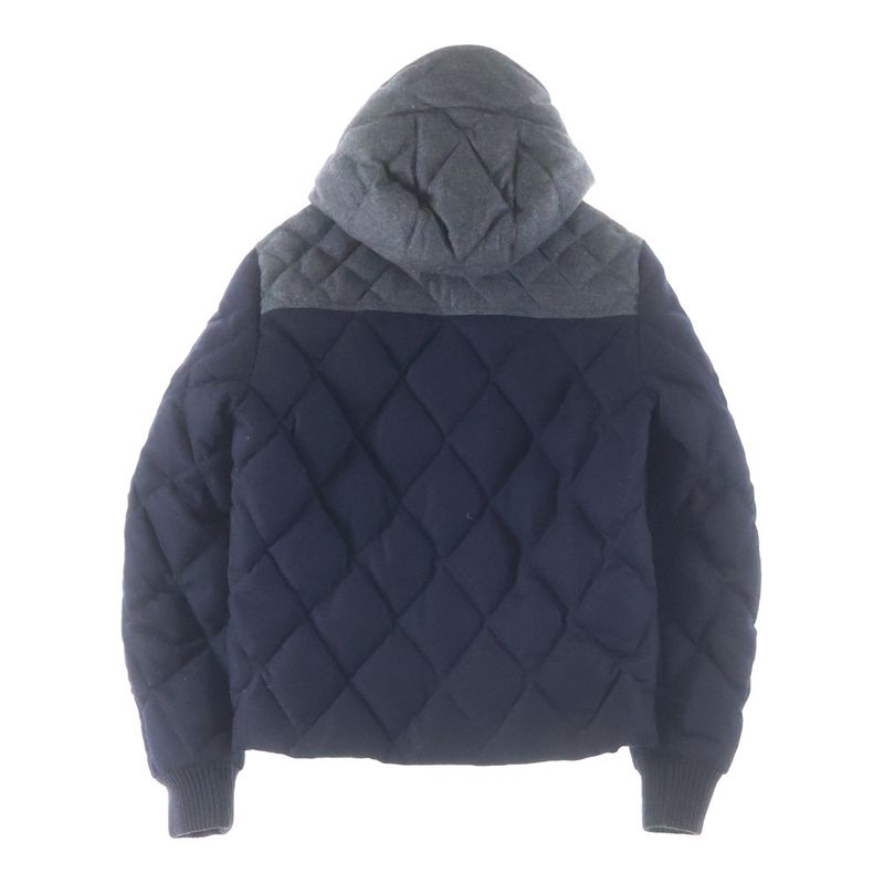 Moncler Labastide Hooded Zip Up Jacket Gray