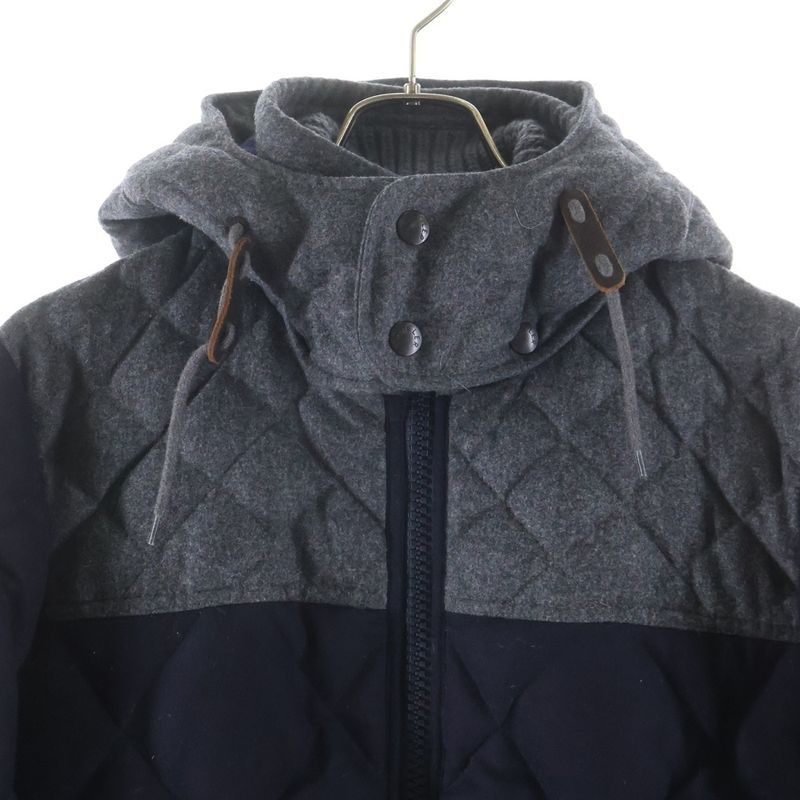 Moncler Labastide Hooded Zip Up Jacket Gray