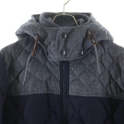 Moncler Labastide Hooded Zip Up Jacket Gray
